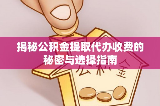 辰溪揭秘公积金提取代办收费的秘密与选择指南