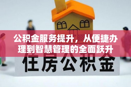 辰溪公积金服务提升，从便捷办理到智慧管理的全面跃升