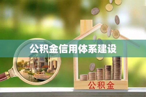 辰溪公积金信用体系建设