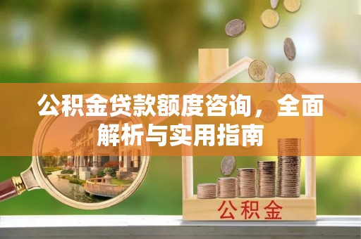 辰溪公积金贷款额度咨询，全面解析与实用指南