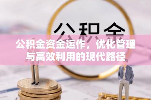 辰溪公积金资金运作，优化管理与高效利用的现代路径
