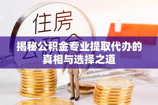 辰溪揭秘公积金专业提取代办的真相与选择之道