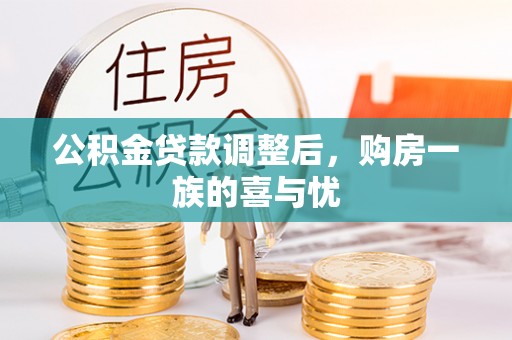 辰溪公积金贷款调整后，购房一族的喜与忧