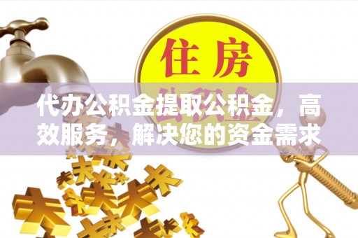 辰溪代办公积金提取公积金，高效服务，解决您的资金需求