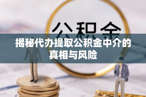 辰溪揭秘代办提取公积金中介的真相与风险