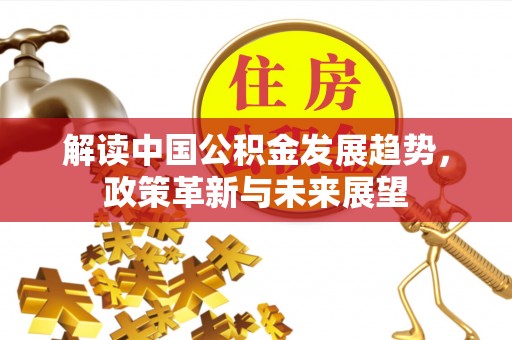 辰溪解读中国公积金发展趋势，政策革新与未来展望