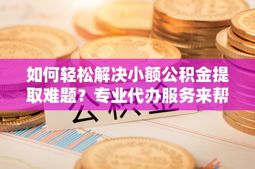 辰溪如何轻松解决小额公积金提取难题？专业代办服务来帮忙