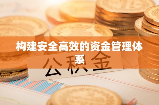 辰溪构建安全高效的资金管理体系