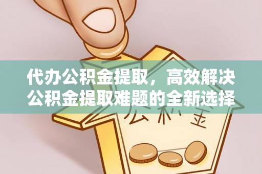 辰溪代办公积金提取，高效解决公积金提取难题的全新选择