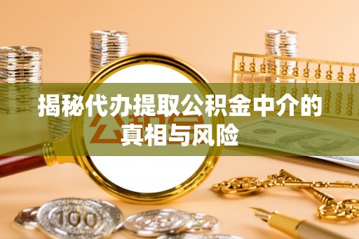 辰溪揭秘代办提取公积金中介的真相与风险
