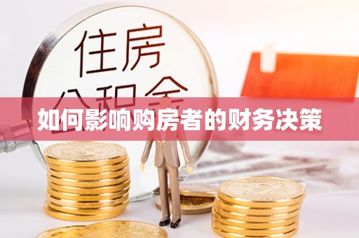 辰溪如何影响购房者的财务决策