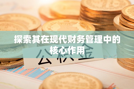 辰溪探索其在现代财务管理中的核心作用