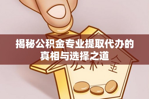 辰溪揭秘公积金专业提取代办的真相与选择之道