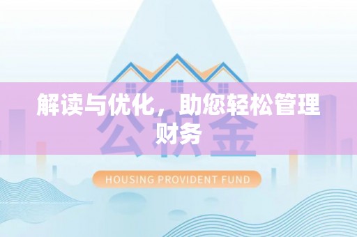 辰溪解读与优化，助您轻松管理财务