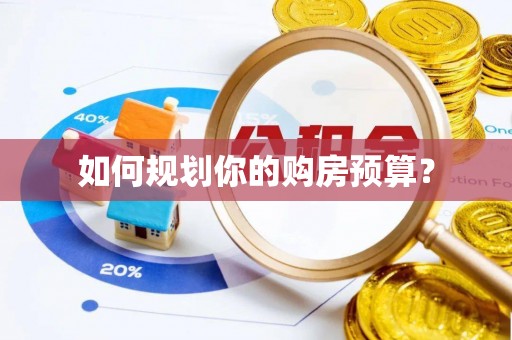 辰溪如何规划你的购房预算？