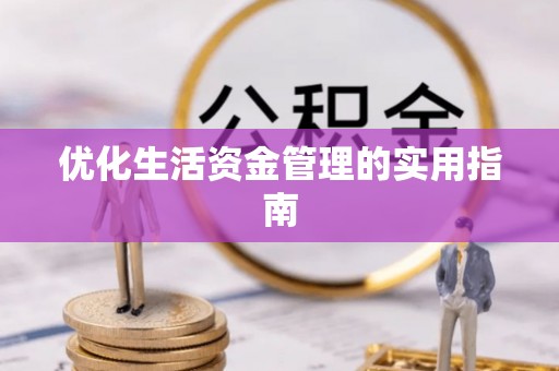 辰溪优化生活资金管理的实用指南
