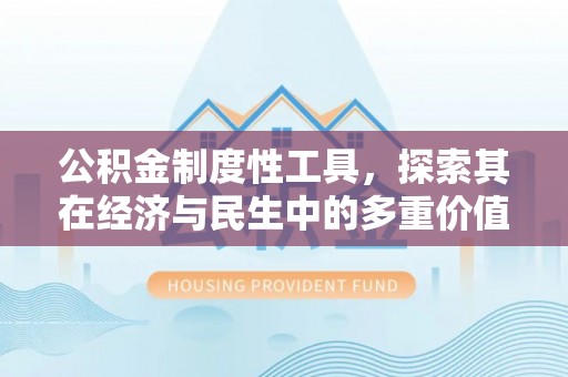 辰溪公积金制度性工具，探索其在经济与民生中的多重价值