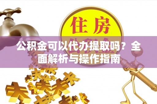 辰溪公积金可以代办提取吗？全面解析与操作指南