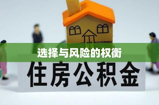 辰溪选择与风险的权衡