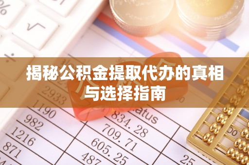 辰溪揭秘公积金提取代办的真相与选择指南