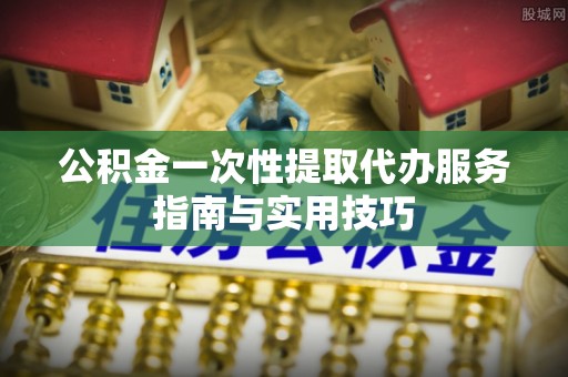 辰溪公积金一次性提取代办服务指南与实用技巧