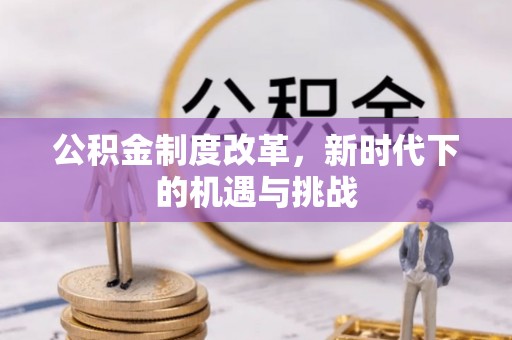 辰溪公积金制度改革，新时代下的机遇与挑战