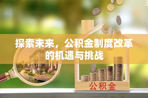 辰溪探索未来，公积金制度改革的机遇与挑战