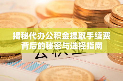 辰溪揭秘代办公积金提取手续费背后的秘密与选择指南