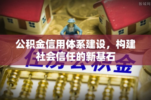 辰溪公积金信用体系建设，构建社会信任的新基石