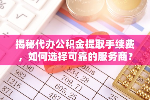 辰溪揭秘代办公积金提取手续费，如何选择可靠的服务商？