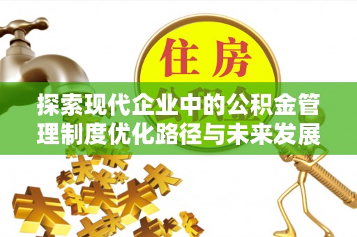 辰溪探索现代企业中的公积金管理制度优化路径与未来发展