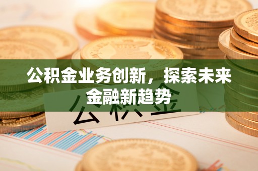 辰溪公积金业务创新，探索未来金融新趋势