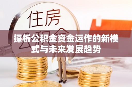 辰溪探析公积金资金运作的新模式与未来发展趋势