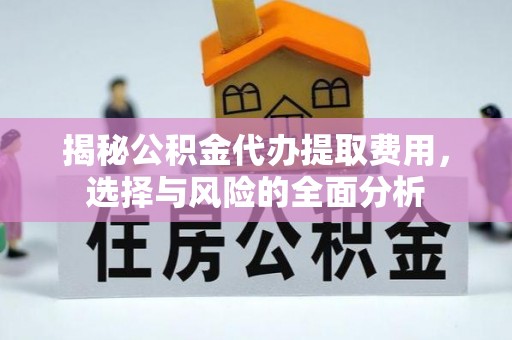 辰溪揭秘公积金代办提取费用，选择与风险的全面分析