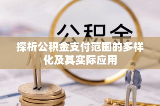 辰溪探析公积金支付范围的多样化及其实际应用