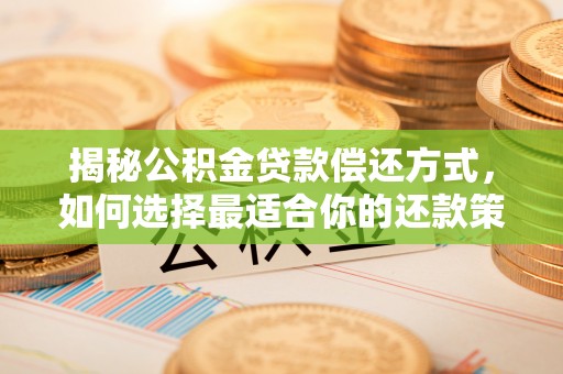 辰溪揭秘公积金贷款偿还方式，如何选择最适合你的还款策略？