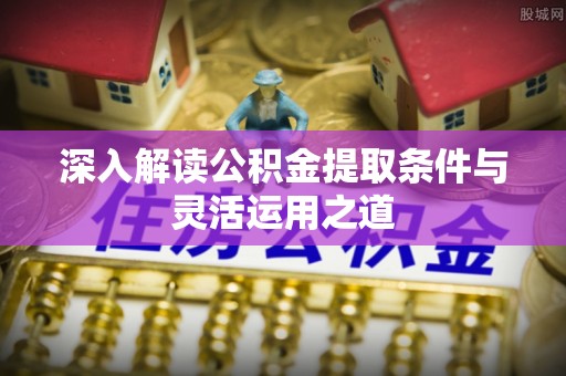 辰溪深入解读公积金提取条件与灵活运用之道
