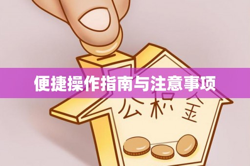 辰溪便捷操作指南与注意事项